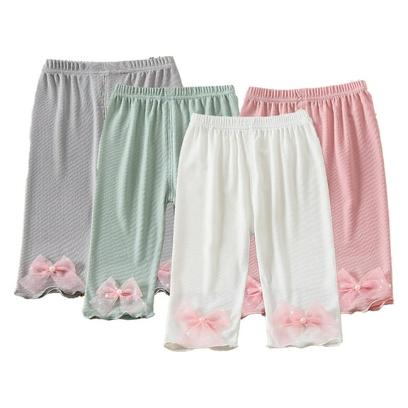 Nmmacb Kids Girls Pants 1-6Y Baby Spring Autumn Leggings Cartoon Trousers Stretch Snug Fitting Long Tights