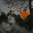 thumbnail image 3 of Xihbxyly Decoración Colgante de Calabaza Fantasma de Halloween, Colgante de Espantapájaros de Bruja, Diseño de Fantasma Flotante, Colgante Festivo para Puerta, Decoración Espeluznante para El Hogar,, 3 of 7