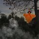 thumbnail image 3 of Bonita decoración de calabaza para Halloween, decoración colgante, fantasmas flotantes, 3 of 6