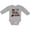 AC-Heather Grey, variant on Inktastic My First Football Season Boys or Girls Long Sleeve Baby Bodysuit