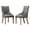 Gray, variant on Roundhill Furniture Dining Chair, Set of 2, Charcoal