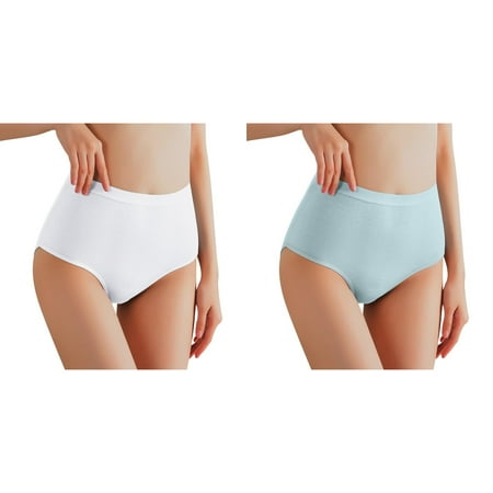 2-Pack Women s High Waist Underpants Abdomen Suppressing Lifting Body Shaping Large Size Middle And Elderly   Underpants Vs Panties Set Panties Seamless Lane 26 28 Blouse Womens Underwear plus Size