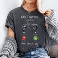 thumbnail image 3 of Unisex Tractor Operator, My Tractor is Calling Graphic T-Shirt, Sizes S-5XL, Tbun Men's And Women's Graphic Tee 100% Cotton by TBun, Full Sizes S-5XL, 3 of 5