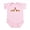 Petal Pink, variant on CafePress - Loveable Dachshunds Baby Light Bodysuit - Baby Light Bodysuit, Size Newborn - 24 Months