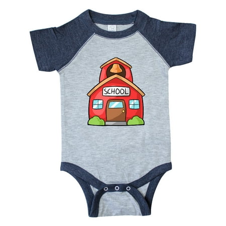 

Inktastic Cute School House Gift Baby Boy or Baby Girl Bodysuit