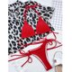 thumbnail image 4 of Mujeres sexy sólido vendaje bikini conjunto push-up pad traje de baño ropa de playa Fridja  nalpqowj60307, 4 of 7