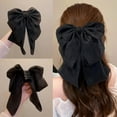 thumbnail image 3 of Polyester Fiber Big Size Bow Hair Clip for Women and Girls, Atmospheric Butterfly Design for Various Occasions, 3 of 9