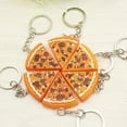 thumbnail image 7 of Naierhg Chic Imitation Pizza Pendant Keychain Key Ring Holder Hanging Bag Purse Decor, 7 of 7