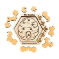 thumbnail image 1 of Hexagon Puzzle for Kids Adultos de madera Rompecabezas de madera Herramienta de inclinación única Regalo de cumpleaños Child Interactive Toy, 1 of 8