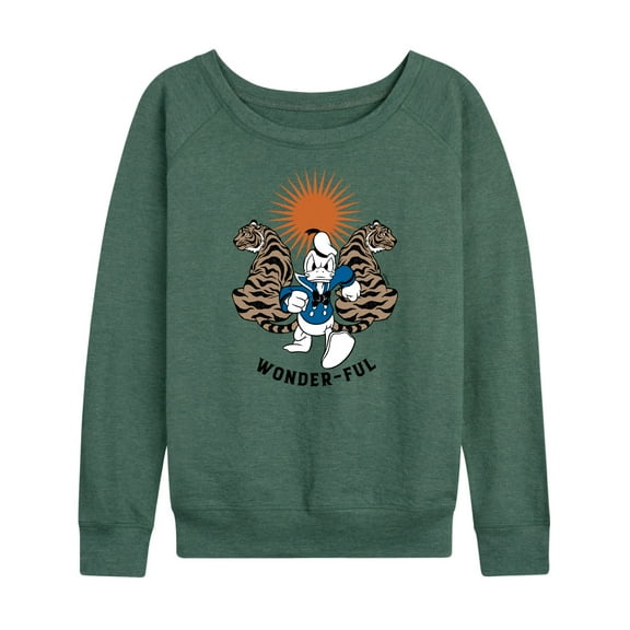 Mickey & Friends - Wonder-Ful - Women's Lightweight French Terry Long Sleeve Shirt