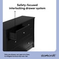 thumbnail image 4 of Storkcraft Crescent 6-Drawer Double Dresser, 4 of 11