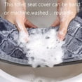 thumbnail image 6 of DealHarbor Washable Cloth Toilet Seat Cushion - Plush Soft Thicker Warmer Pad, Universal Fit for Standard Toilet Seats, Bathroom Comfort Accessories, 6 of 10