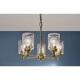 thumbnail image 5 of 44030NBR Kichler Lighting Winslow - 5 light Small Chandelier - 16 inches tall by 19.75 inches wide-Natural Brass Finish    -Traditional Installation, 5 of 7