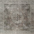 thumbnail image 1 of Ahgly Company Indoor Square Traditional Rosy Brown Pink Persian Area Rugs, 4' Square, 1 of 6