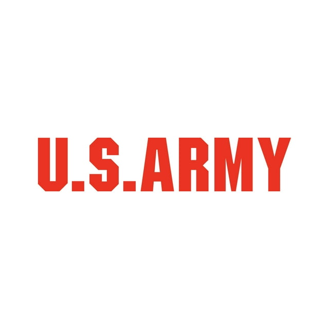 U.S. Army Sticker Decal Die Cut - Self Adhesive Vinyl - Weatherproof - Made in USA - Many Color and Sizes - us united states