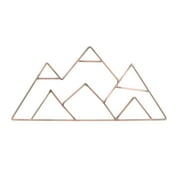 NoJo Mountain Shaped Wire Wall Decor, Copper Finish