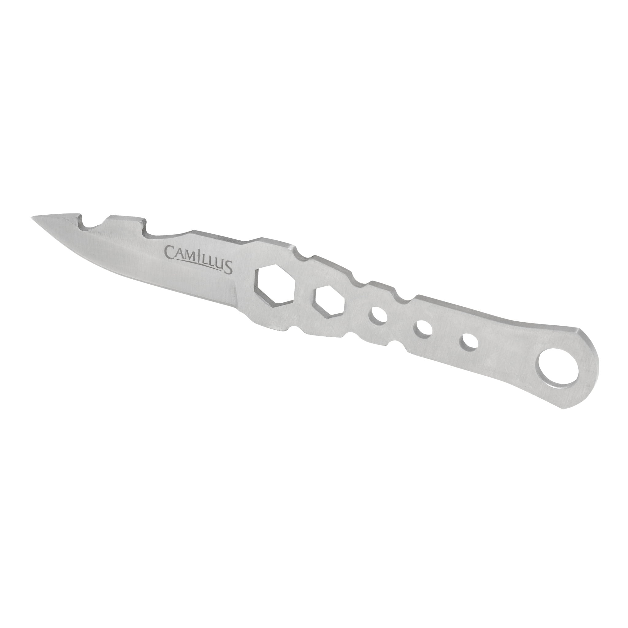 Camillus Carnivore-X 18" Machete, 12" Cutting Blade, 10" Saw, Gray Handle, Molded Sheath, Bonus Trimming Blade