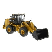 CAT Caterpillar 950M Wheel Loader W/ Bucket & Log Fork W/ Two Log Poles Play & Collect! 1/64 Diecast Model by Diecast Masters