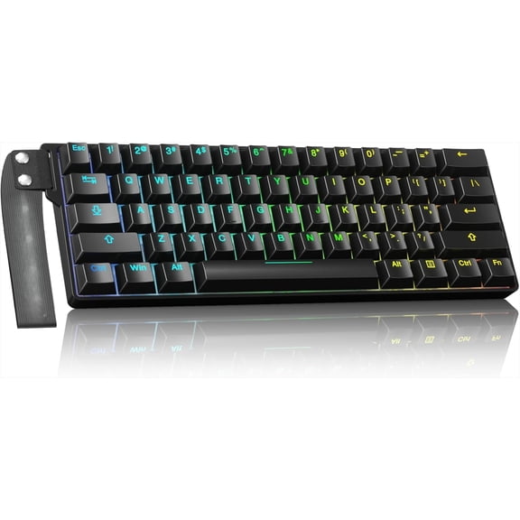 Rapid Trigger Gaming Keyboard Wired, 0.01mm RT Accuracy Adjustable, Hall Effect Magnetic Switch Hot Swappable, SOCD, 8000Hz Polling