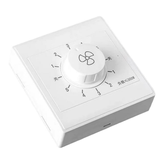 Lipstore 86 Type Fan Speed Controller Five Speed Adjustment for Ceiling Fan Lamp Club Type A