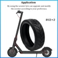 thumbnail image 4 of Wosthever Neumático de goma para patinete eléctrico, amortiguador de modificación, tubo grueso, neumáticos delanteros y traseros, accesorio Ciclismo, 4 of 6