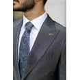 thumbnail image 3 of Jacket, Slim Fit Wool Handmade Classic Design Men's Dark Gray Stylish Jacket, 3 of 3