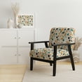 thumbnail image 2 of Designart "Artistic Contemporary Polka Dots" Multicolor Polka Dots Upholstered Accent Chair - Modern Arm Chair For Bedroom, 2 of 5