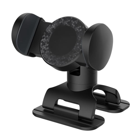Magnetic Phone Mount, 360 Rotatable Car & Desk Holder, Nano-Gel Adhesive Base, Leather Texture