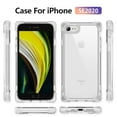 thumbnail image 5 of Shockproof Clear Designed for iPhone 7 Plus /  8 Plus, [Camera & Screen Raised Edge Protection] [Air Guard Four Corner Bumper 15FT Drop Protection] [Not Yellowing] Soft Slim Silicone Case, Clear, 5 of 9