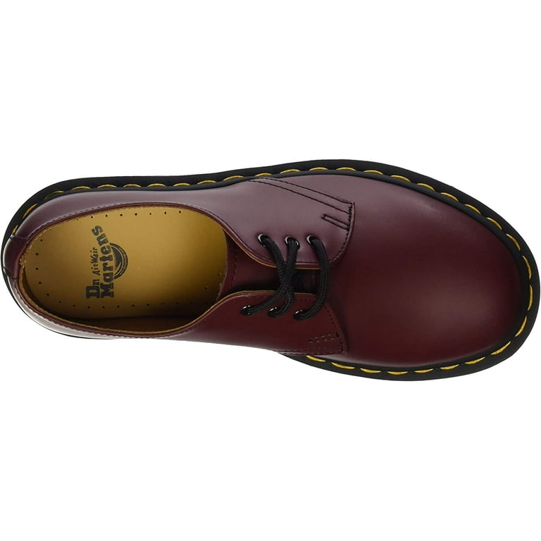 dr. martens 1461 3-eye smooth oxfords 11838600 cherry red