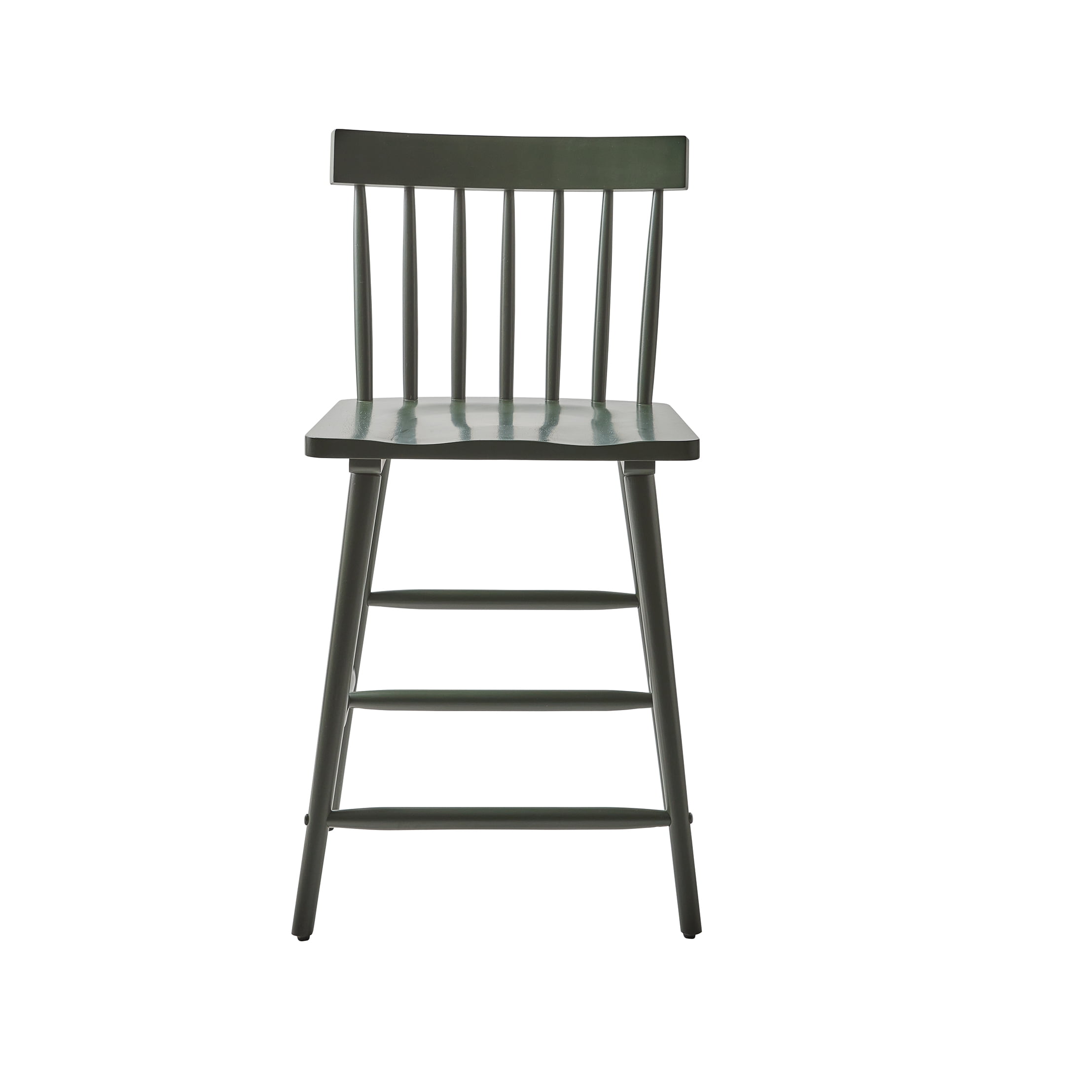 Better Homes & Gardens Gerald Counter Stool 2 Pack, Deep Green Finish