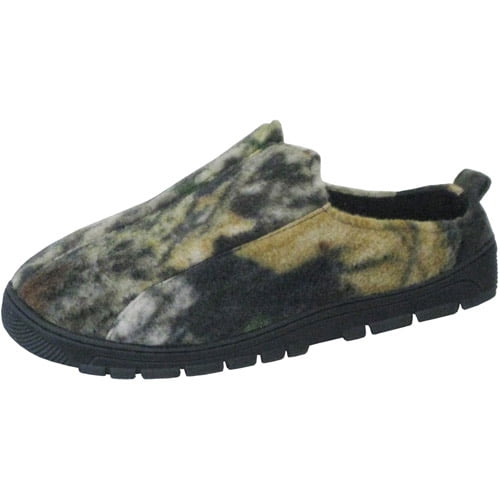 realtree camo mens lined clog with sherpa lining