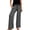 Black, variant on Wide Leg Pants For Women Business Casual Summer Loose Fit Beach Ready Vacation Ready Flexible Styling Easy Matching Wardrobe Essential Everyday Outfit For Vacation And Travel Blue B XL