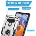 thumbnail image 3 of GORGCASE pour LG Style 6 Boîtier avec Verre Trempé Écran Protecteur Double Couche Anti-Rayures Résistant aux Chocs 360°, 3 of 5