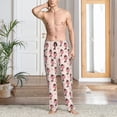 thumbnail image 2 of Fotbe Dachshund Dog Heart Pantalones de Pijama para Hombre, Pantalones de Dormir, Pantalones de Casa con Cintura Ajustable y Bolsillos-XX-Large, 2 of 6