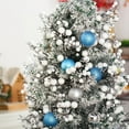 thumbnail image 2 of 12Pcs White Berry Stems,11.4In Artificial Glitter Christmas Tree Picks,Christmas Picks Decoration for Christmas Tree,DIY Garlands,Wedding,Party Holiday, 2 of 6