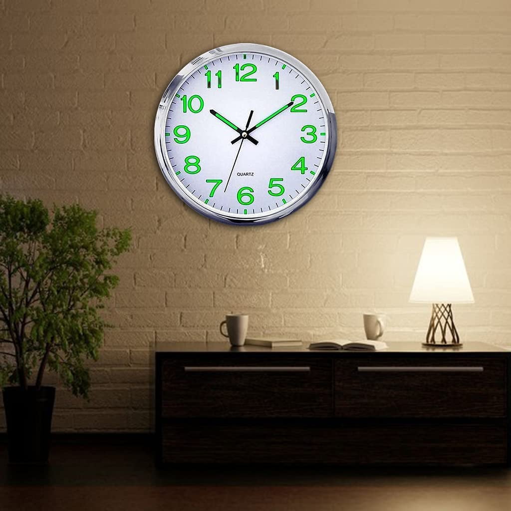 Horloge Murale Lumineuse Blanc 30 Cm | Leroy Merlin