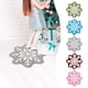 thumbnail image 1 of Snowflakes Rug Winter Snowflake Doormat Snowflake Welcome Mat Cute Christmas Decorative Non-Slip Washable Door Mats For Indoor Outdoor Entrance Home Bathroom, 1 of 6