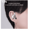 thumbnail image 4 of Audífonos In-ear Trn Mt1 Blanco Transparente, con Micrófono, 4 of 4