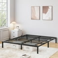 thumbnail image 6 of Full Bed Frames,10 Inch Metal Platform Bed with Steel Slat Support,Full Bed Frame No Box Spring Needed,Heavy Duty Metal Platform Bed Frame Full Size for Bedroom Easy Assembly,Noise Free,Black, 6 of 9