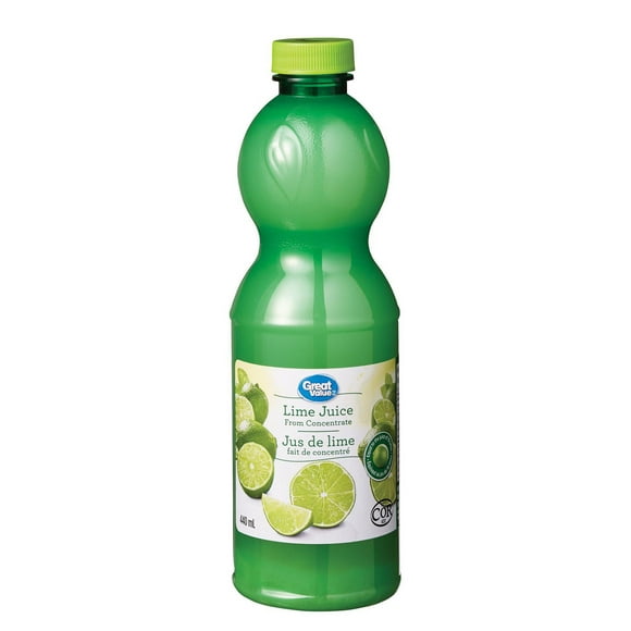 Great Value Lime Juice from Concentrate, 440 mL