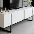 thumbnail image 3 of Bexley - Luxe - White,Black TV Stand, 3 of 7