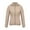 Khaki, variant on Women's Winter Down Coat Hooded Waist Length Long Sleeve Outerwear