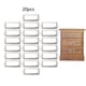 thumbnail image 4 of Portaetiquetas de 20 piezas, etiqueta , marco , soporte de de nombre, Hardware con tornillos para cajón, caja, oficina, hogar, Argén Macarena Portaetiquetas, 4 of 8