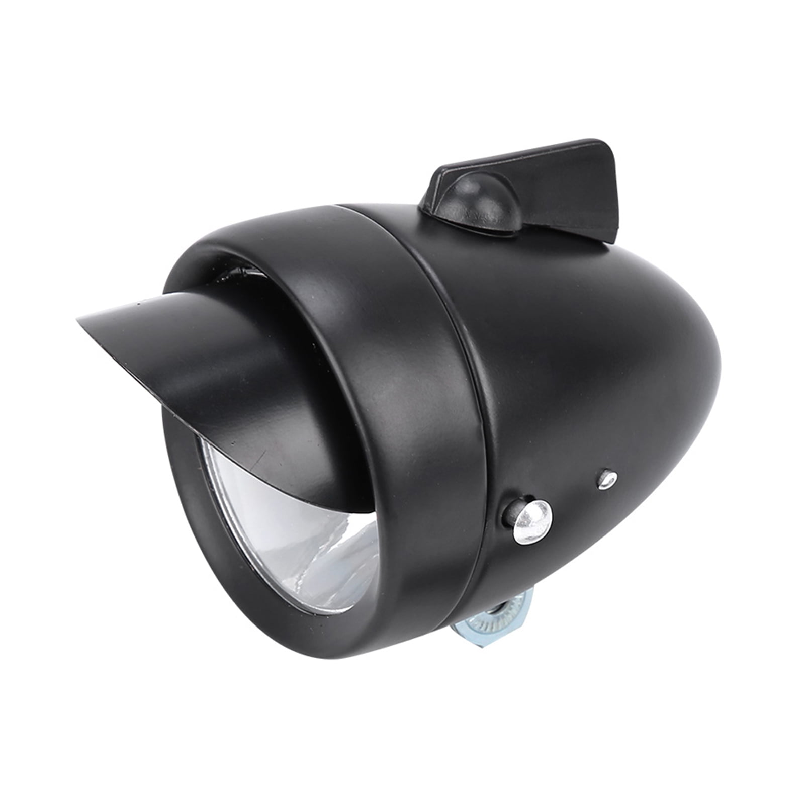 and Rear Back Bafang Ebike Bikes Motorcycle Style Headlamp Headlights LED Super Light Bicycle Retro Front Headlight Vintage Bike Head Light With Visor