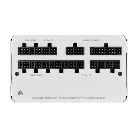 CORSAIR - RM Series RM850 850W ATX 80 PLUS GOLD Certified Fully Modular Power Supply - White