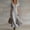 solid, variant on QUNYINEY Cotton Womens Summer Dresses Pink Button Short Sleeve Long A Line Dress Casual Loose Fit V Neck with Slit Dresses