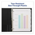 thumbnail image 7 of Print And Apply Index Maker Clear Label Plastic Dividers With Printable Label Strip, 8-Tab, 11 X 8.5, Translucent, 1 Set | Bundle of 5 Sets, 7 of 7