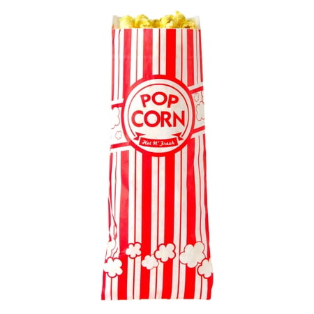 

Concession Essentials CE Popcorn Bags-500 Popcorn Bags 1 oz. (Pack of 500) 2 Height 3 Width 8 Length (Pack of 500)