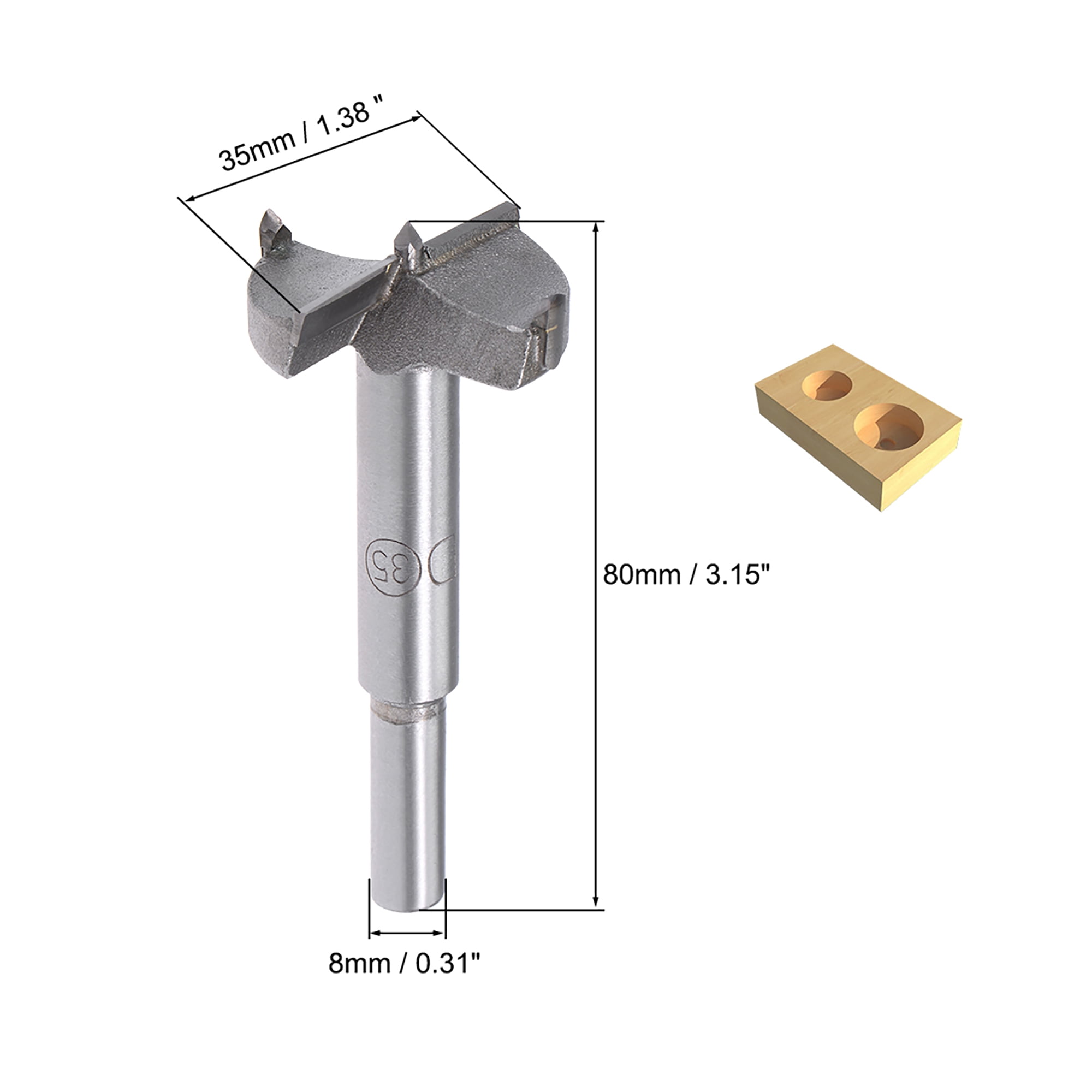 35MM Position Drill Carbide Tipped Hinge Cutter Design Boring Drill Wood